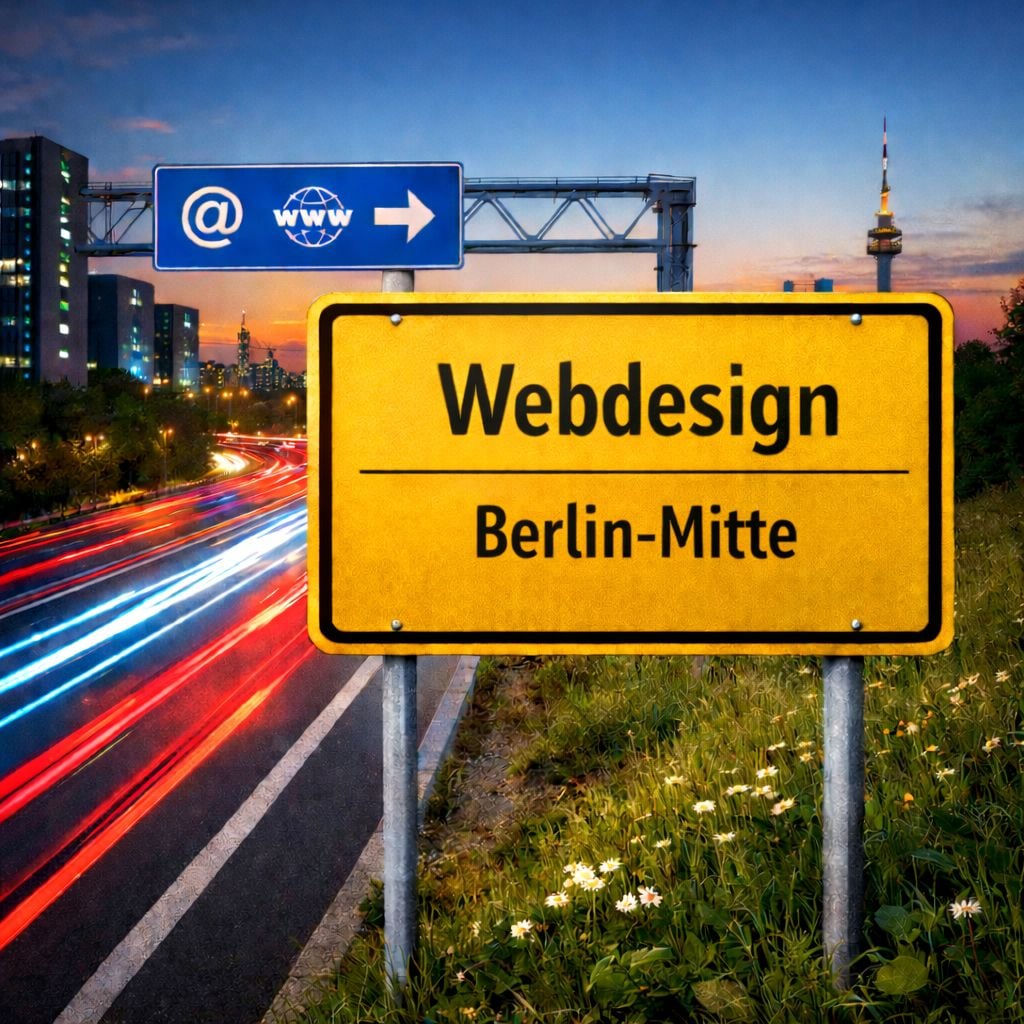 Webdesign Berlin-Mitte Ortsschild