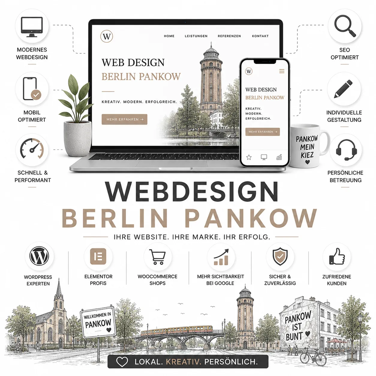 Webdesign Berlin – Agentur für lokale Anbieter in Pankow