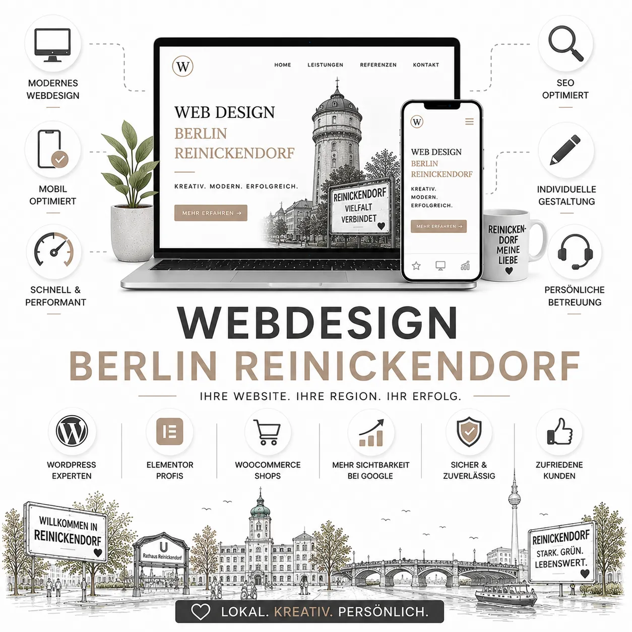 Webdesign Berlin – Agentur für Gewerbe und Mittelstand in Reinickendorf